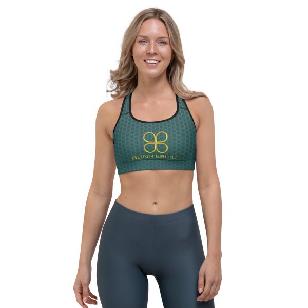 Bonnie Built Hex Grid Sports Bra
